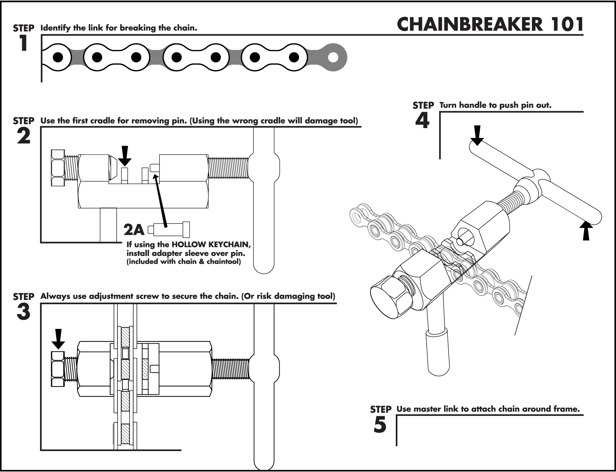 Odyssey Chain Breaker Chain Tool - Louisville Cyclery